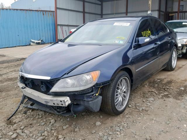 JH4KB16516C001112 - 2006 ACURA RL BLUE photo 2