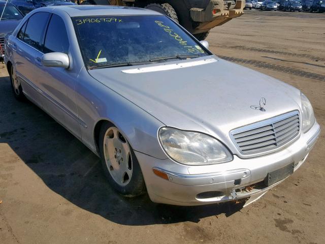 WDBNG78J62A238874 - 2002 MERCEDES-BENZ S 600 SILVER photo 1