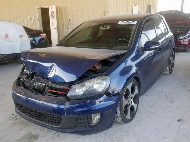WVWHD7AJ2CW246170 - 2012 VOLKSWAGEN GTI BLUE photo 2