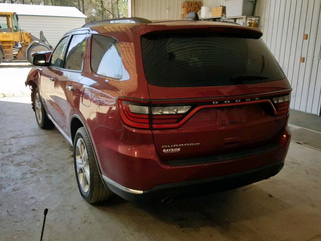 1C4RDHAG0EC537768 - 2014 DODGE DURANGO SX RED photo 3