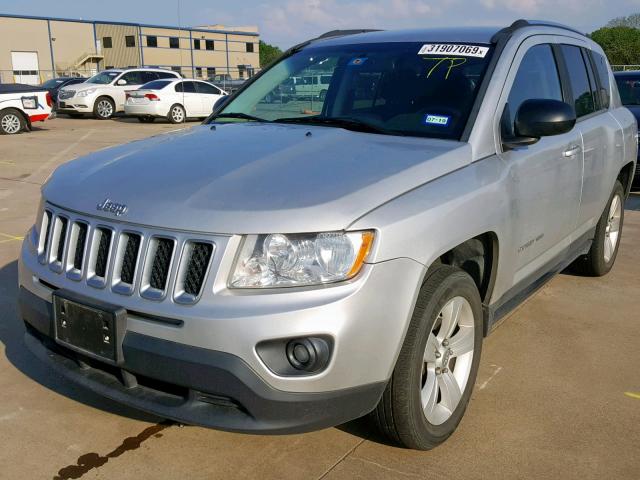 1J4NT1FA9BD180698 - 2011 JEEP COMPASS SP ვერცხლისფერი ფოტო 2