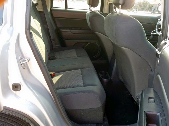 1J4NT1FA9BD180698 - 2011 JEEP COMPASS SP ვერცხლისფერი ფოტო 6