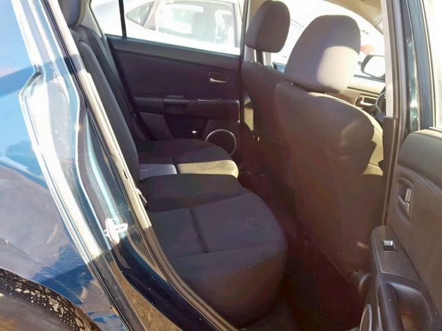 JM1BK323881779505 - 2008 MAZDA 3 S BLUE photo 6