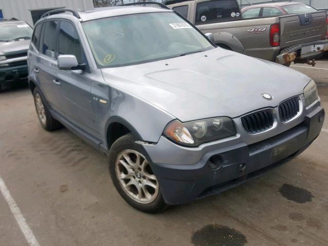 WBXPA73444WB28768 - 2004 BMW X3 2.5I GRAY photo 1