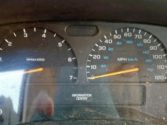 1B7HG2AXX1S255315 - 2001 DODGE DAKOTA QUA BURGUNDY photo 8