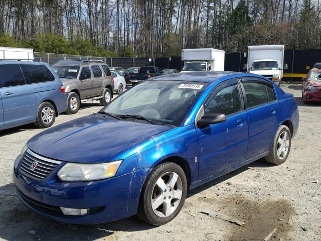 1G8AL55F56Z144129 - 2006 SATURN ION LEVEL BLUE photo 2