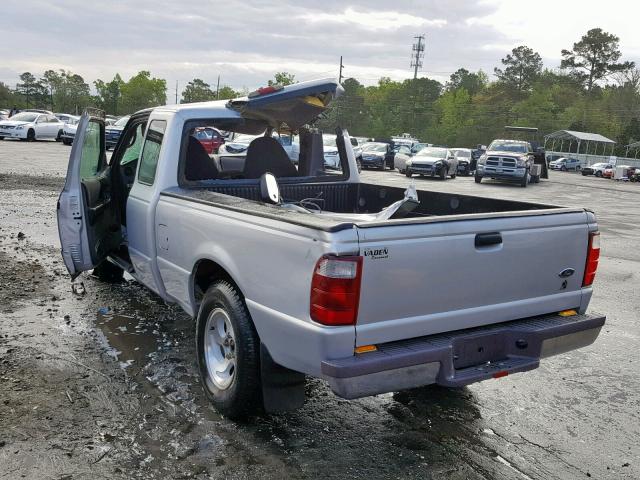 1FTYR14V83PB04140 - 2003 FORD RANGER SUP SILVER photo 3