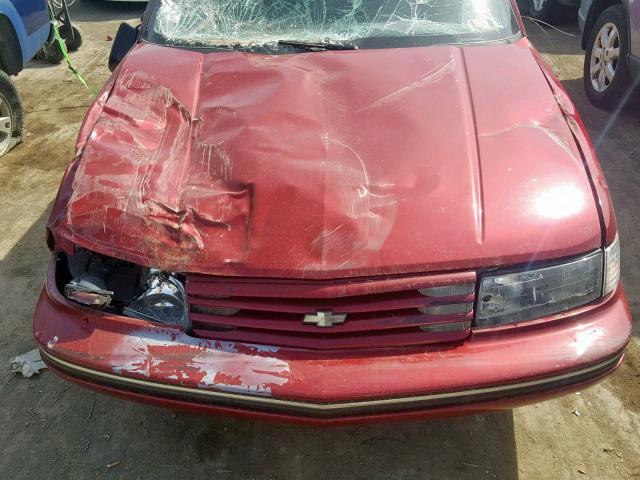 2G1WL54T7R1112064 - 1994 CHEVROLET LUMINA RED photo 7