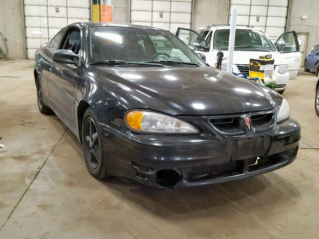 1G2NW12E7YM853233 - 2000 PONTIAC GRAND AM G BLACK photo 1