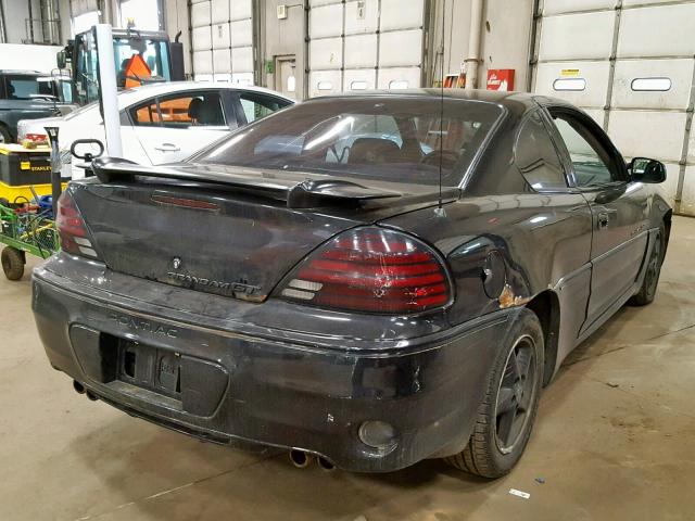 1G2NW12E7YM853233 - 2000 PONTIAC GRAND AM G BLACK photo 4