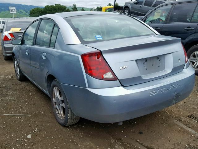 1G8AK52F13Z143210 - 2003 SATURN ION LEVEL BLUE photo 3