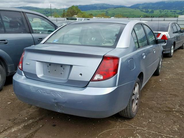 1G8AK52F13Z143210 - 2003 SATURN ION LEVEL BLUE photo 4