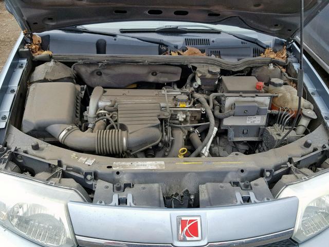 1G8AK52F13Z143210 - 2003 SATURN ION LEVEL BLUE photo 7