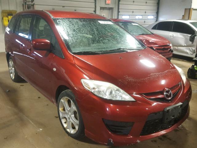 JM1CR293090336319 - 2009 MAZDA 5 BURGUNDY photo 1