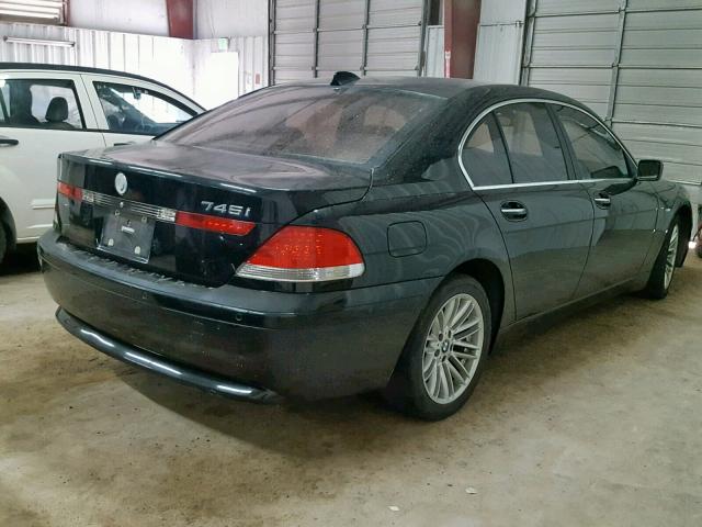 WBAGL63545DP75379 - 2005 BMW 745 I BLACK photo 4