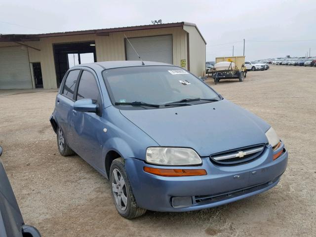 KL1TD66607B705483 - 2007 CHEVROLET AVEO BASE ლურჯი ფოტო 1