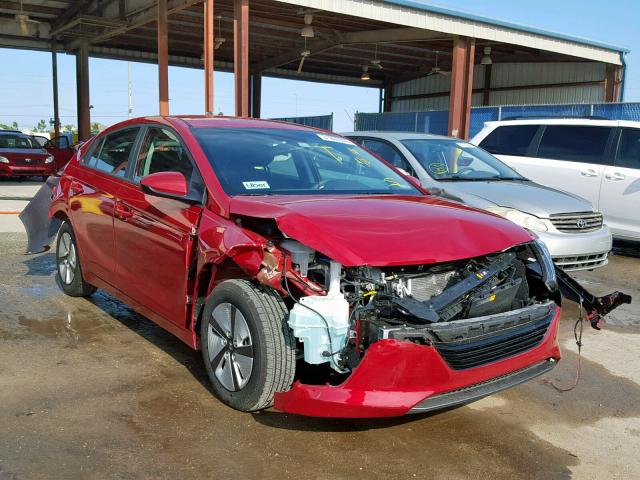 KMHC65LC8KU118058 - 2019 HYUNDAI IONIQ BLUE RED photo 1