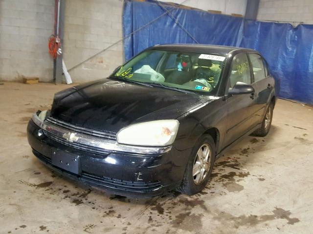 1G1ZT52884F150433 - 2004 CHEVROLET MALIBU LS BLACK photo 2