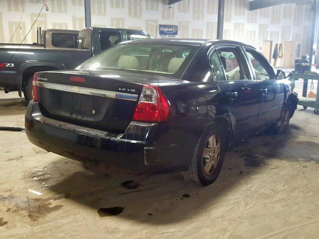 1G1ZT52884F150433 - 2004 CHEVROLET MALIBU LS BLACK photo 4