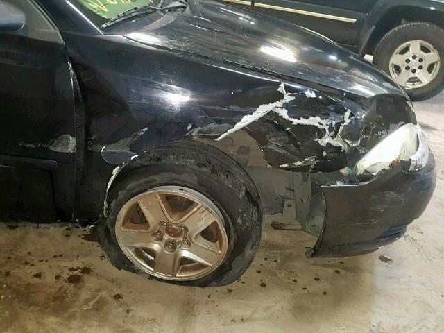 1G1ZT52884F150433 - 2004 CHEVROLET MALIBU LS BLACK photo 9