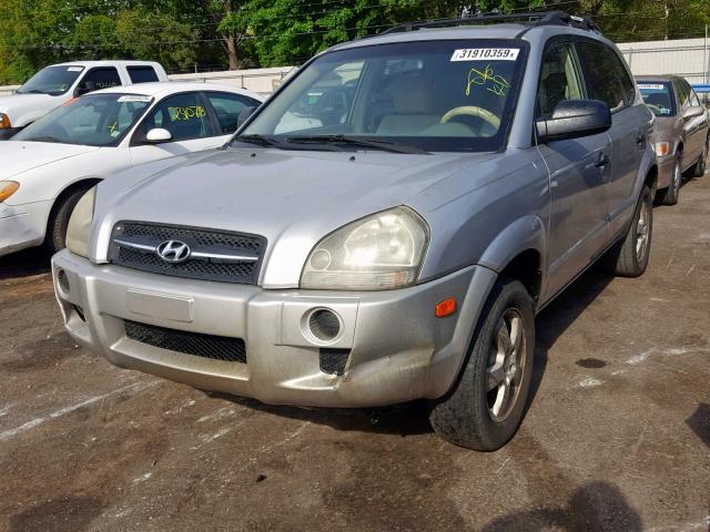 KM8JM12B86U436492 - 2006 HYUNDAI TUCSON GL SILVER photo 2