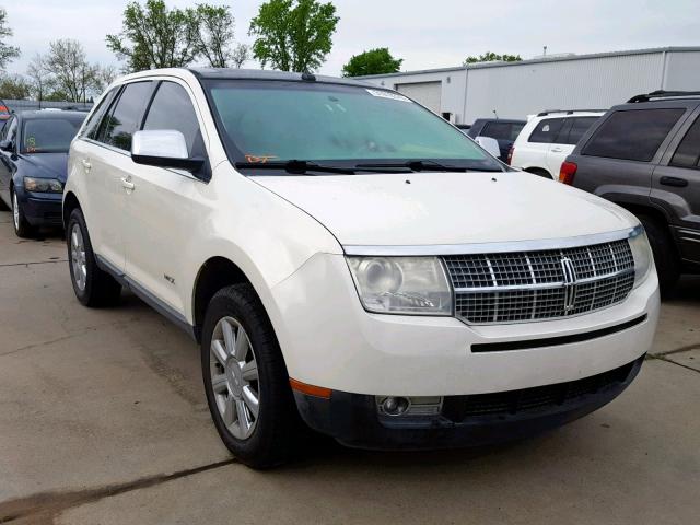 2LMDU68C87BJ37588 - 2007 LINCOLN MKX WHITE photo 1