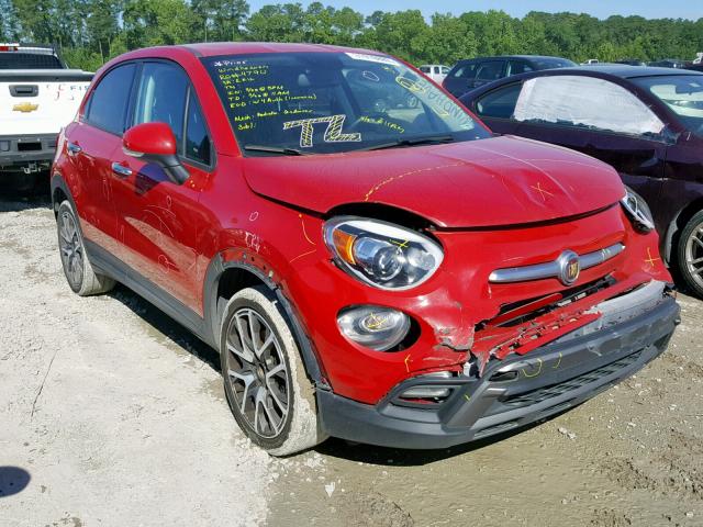 ZFBCFXET9GP410310 - 2016 FIAT 500X TREKK RED photo 1