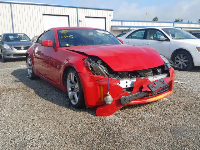 JN1BZ34E57M551245 - 2007 NISSAN 350Z COUPE RED photo 1