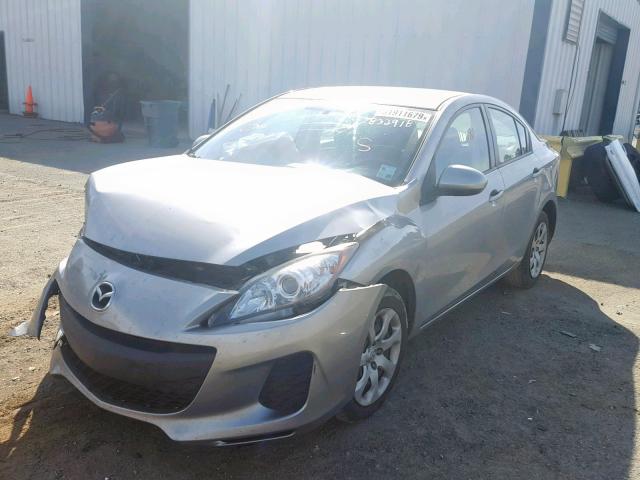 JM1BL1TF8D1832918 - 2013 MAZDA 3 I SILVER photo 2