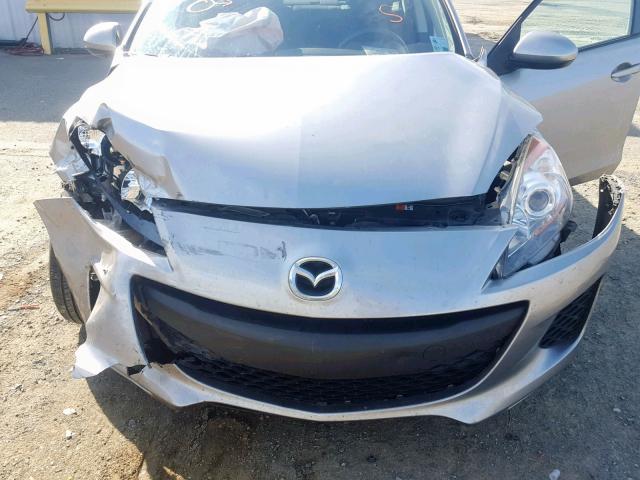 JM1BL1TF8D1832918 - 2013 MAZDA 3 I SILVER photo 7