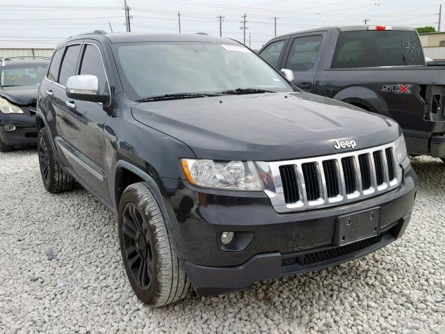 1C4RJEAG1CC206301 - 2012 JEEP GRAND CHER BLACK photo 1