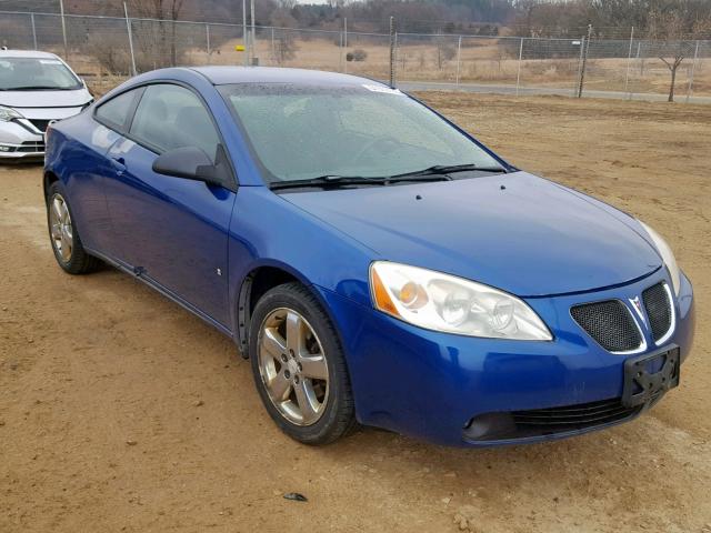 1G2ZH18N274144825 - 2007 PONTIAC G6 GT BLUE photo 1