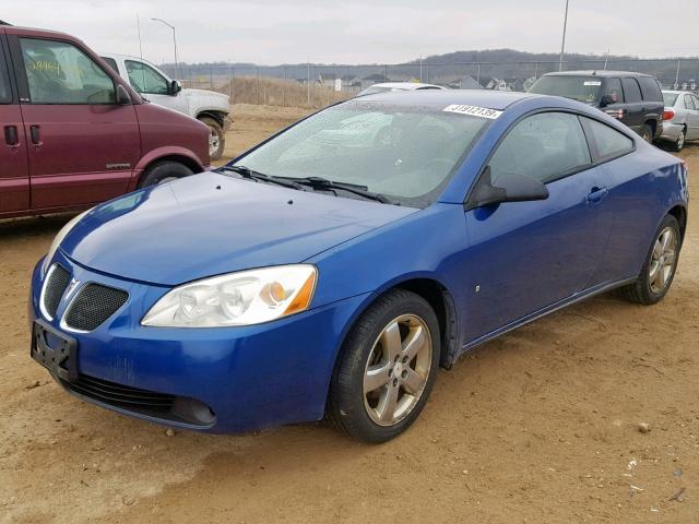 1G2ZH18N274144825 - 2007 PONTIAC G6 GT BLUE photo 2