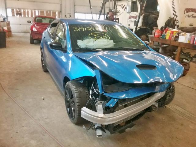 1C3CDFBB1GD750324 - 2016 DODGE DART SXT BLUE photo 1