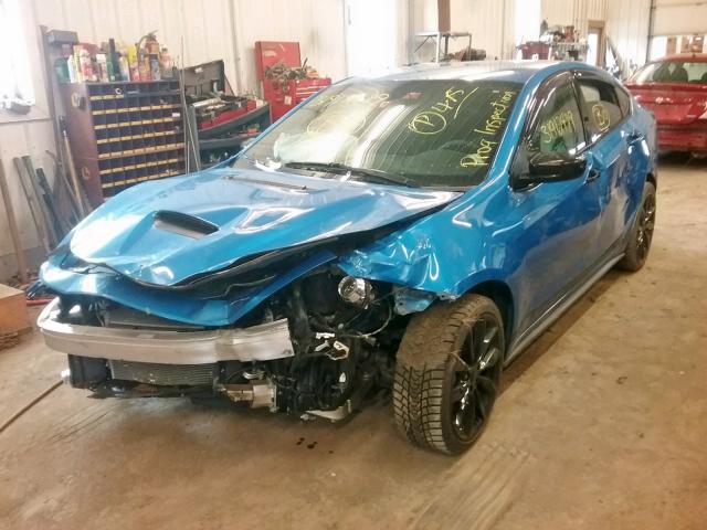 1C3CDFBB1GD750324 - 2016 DODGE DART SXT BLUE photo 2