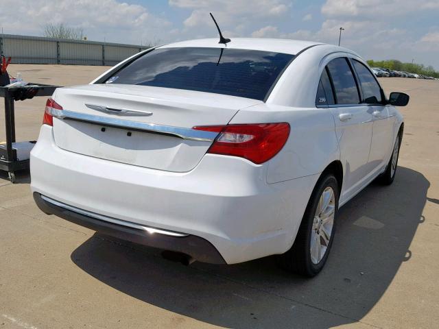 1C3CCBBB6DN688808 - 2013 CHRYSLER 200 TOURIN WHITE photo 4