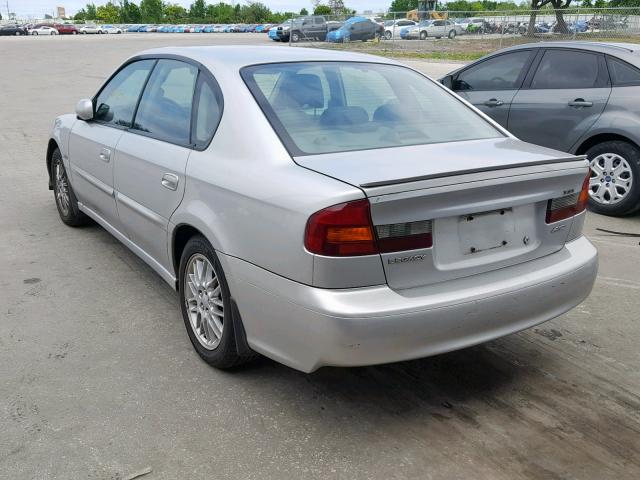 4S3BE625647203963 - 2004 SUBARU LEGACY L S SILVER photo 3