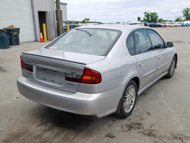 4S3BE625647203963 - 2004 SUBARU LEGACY L S SILVER photo 4