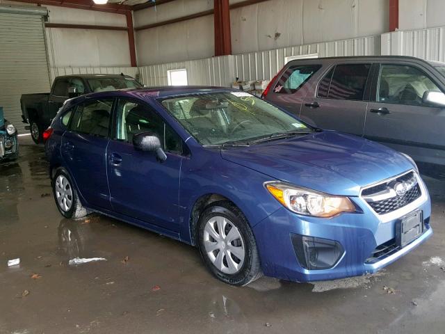 JF1GPAA64E9328436 - 2014 SUBARU IMPREZA BLUE photo 1