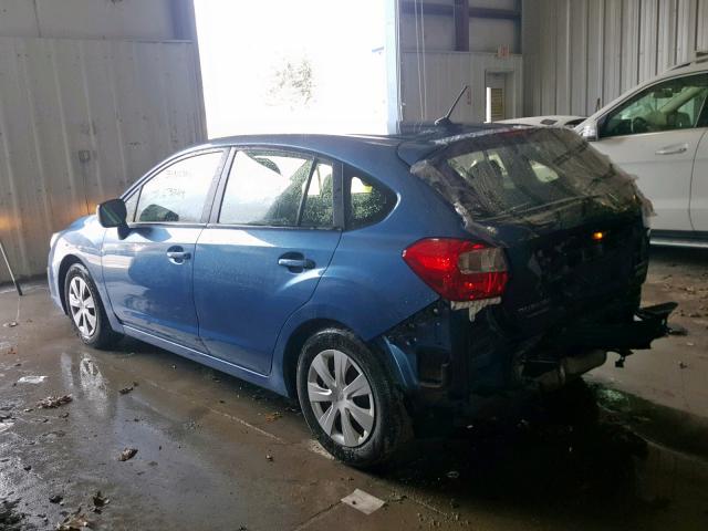 JF1GPAA64E9328436 - 2014 SUBARU IMPREZA BLUE photo 3