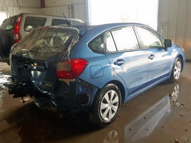 JF1GPAA64E9328436 - 2014 SUBARU IMPREZA BLUE photo 4