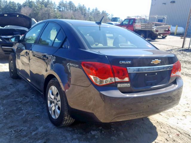 1G1PA5SG5E7459566 - 2014 CHEVROLET CRUZE LS CHARCOAL photo 3