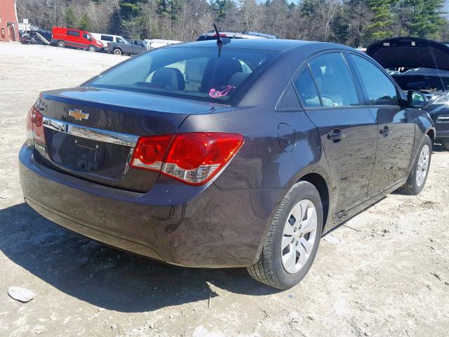 1G1PA5SG5E7459566 - 2014 CHEVROLET CRUZE LS CHARCOAL photo 4