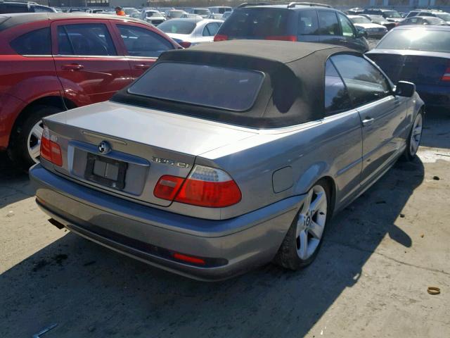 WBABW33444PL25946 - 2004 BMW 325 CI GRAY photo 4