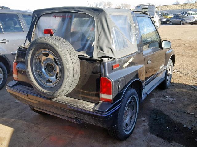 2CNBJ18U2L6209377 - 1990 GEO TRACKER BLACK photo 4