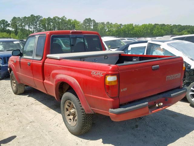 4F4YR16U12TM01980 - 2002 MAZDA B3000 CAB RED photo 3