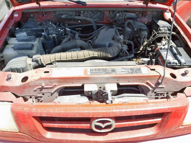 4F4YR16U12TM01980 - 2002 MAZDA B3000 CAB RED photo 7