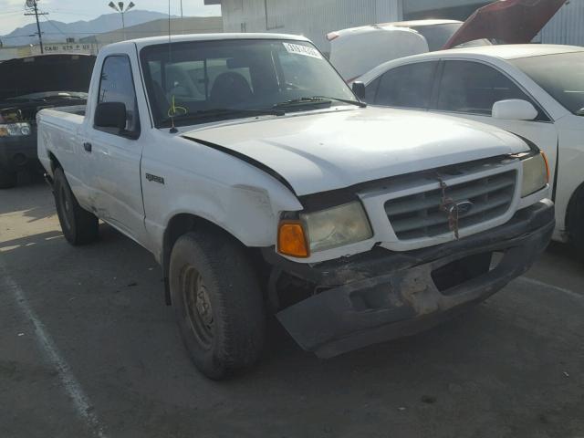 1FTYR10D12PA22536 - 2002 FORD RANGER WHITE photo 1