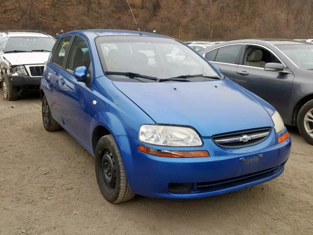 KL1TD666X6B566784 - 2006 CHEVROLET AVEO BASE Көк фото 1