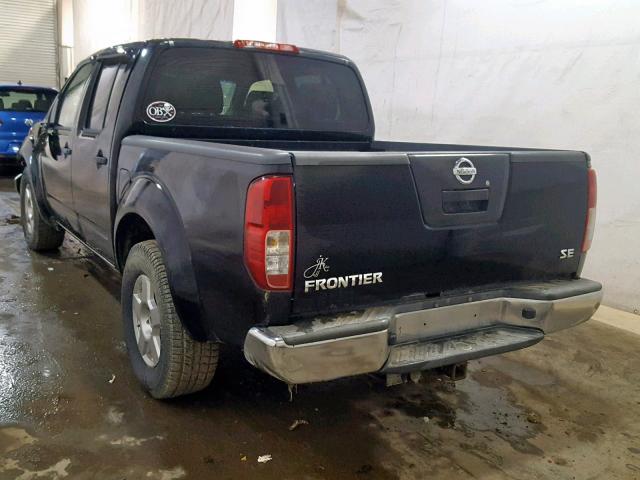 1N6AD07U88C427550 - 2008 NISSAN FRONTIER C BLACK photo 3